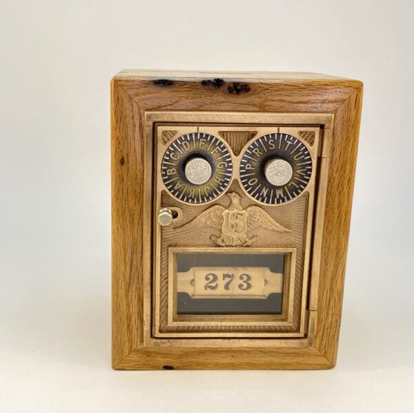 1950's Double Dial, Corbin Eagle Post Office Door Bank #273 - Image 3