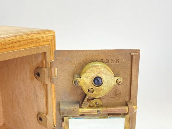 Vintage lock mechanism from 1956.