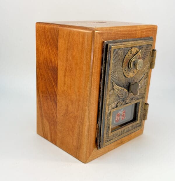 1906 Antique Eagle Post Office Door Bank # 65 - Image 3