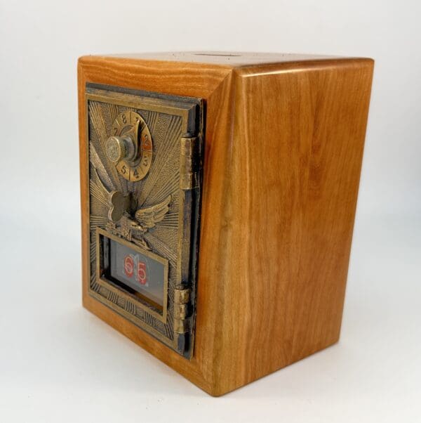 1906 Antique Eagle Post Office Door Bank # 65 - Image 4