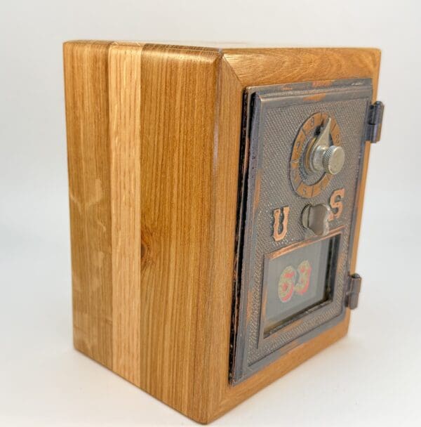 1906, Antique Post Office Door Bank #63 - Image 3