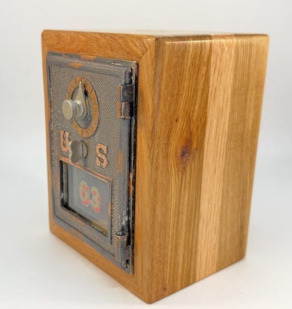 Antique Post Office Door Bank