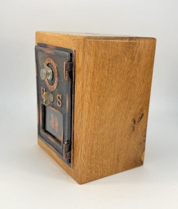 1906, Antique Post Office Door Bank #31 - Image 4