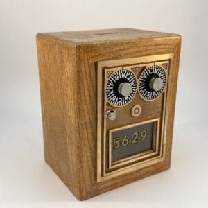 1950-s Sunburst Post Office Door Bank