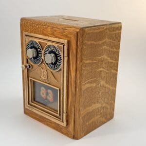 Dual Dial US Eagle Mailbox Door Bank