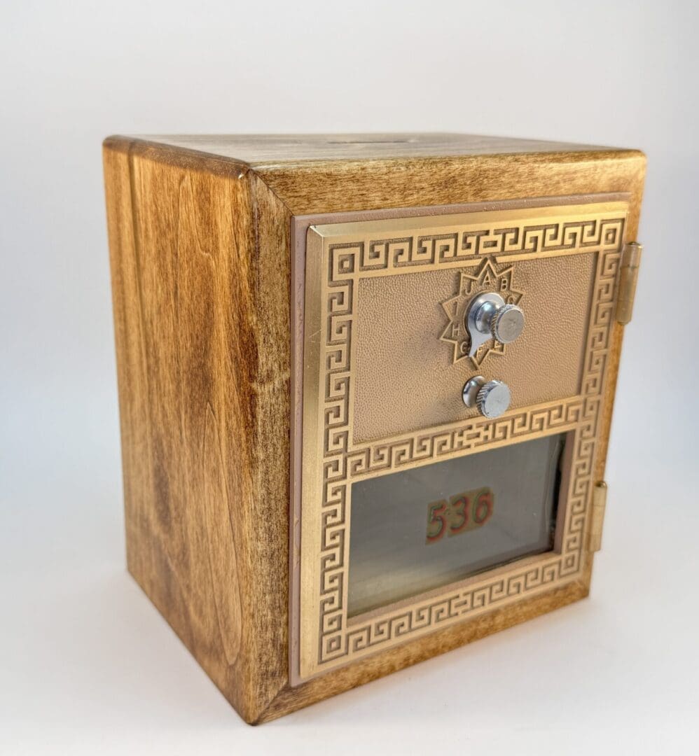 Foxburg PA Mailbox Door Bank circa 1964