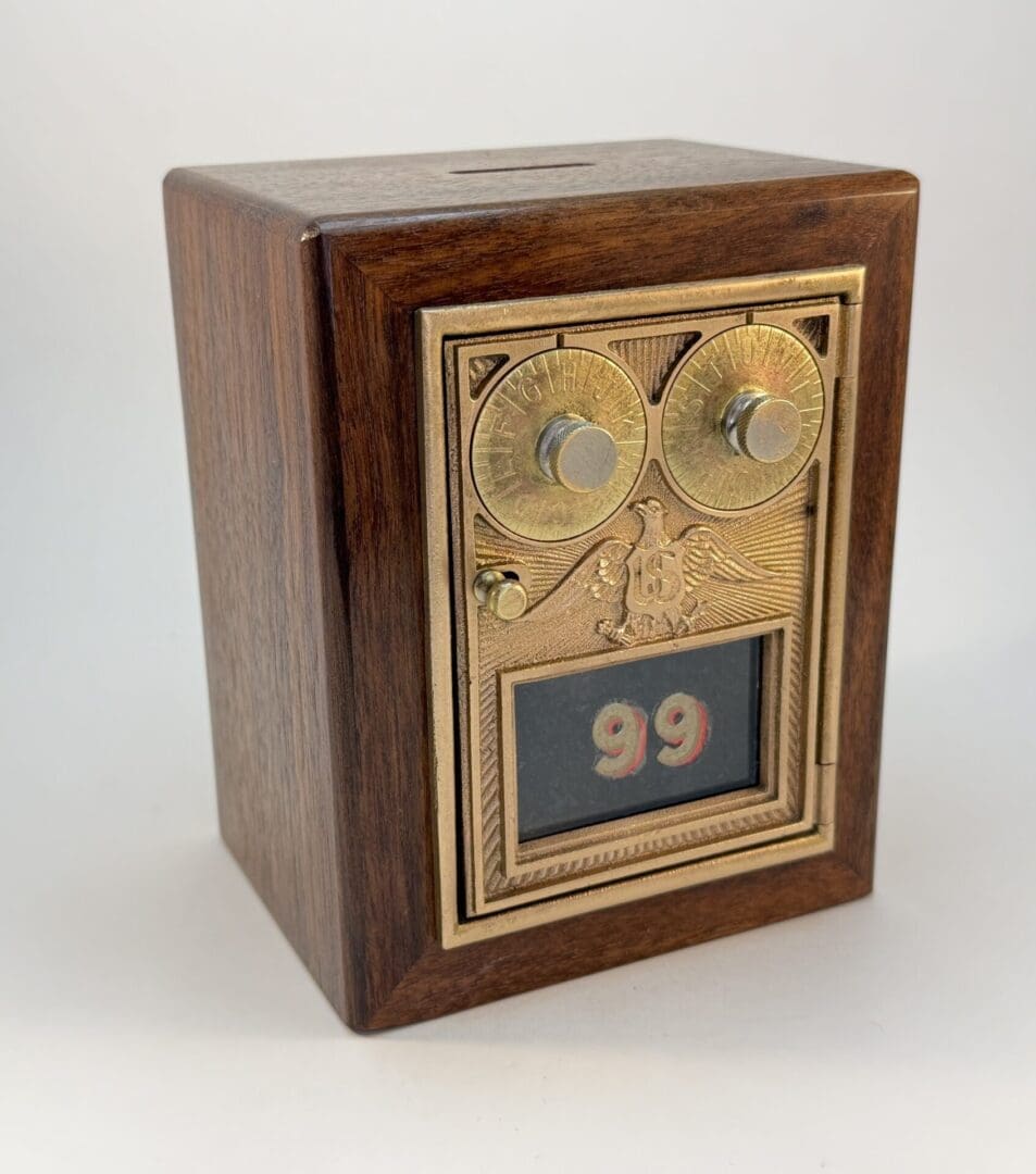 Brass US Eagle Post Office Door Bank