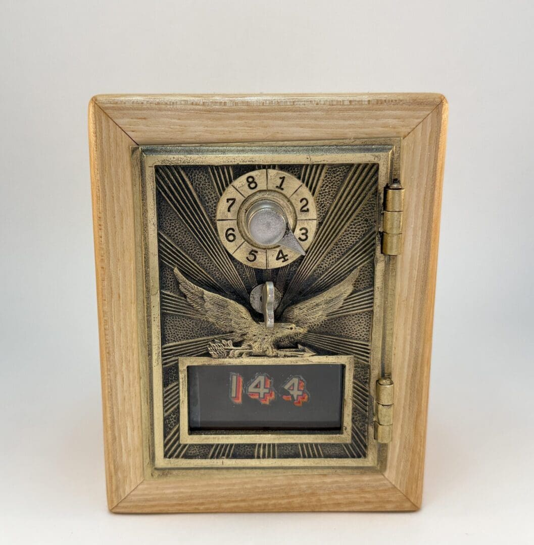 1906 War Eagle Post Office Door Bank