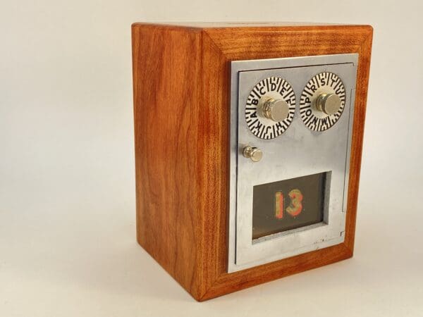 Corbin Dual Dial, Nickel Plated Post Office Door Bank circa 1950's #13