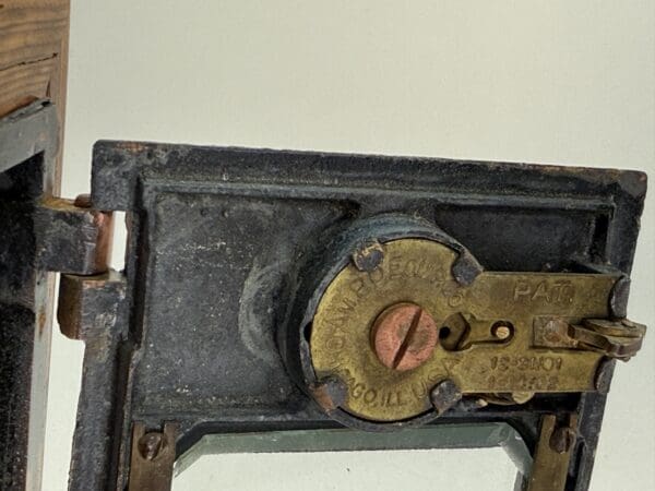 Star Dial, Antique Post Office Door Bank circa 1902 #23 - Image 7