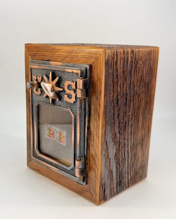 Star Dial, Antique Post Office Door Bank circa 1902 #23 - Image 3