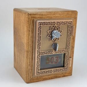 1958 old Mailbox Door Bank