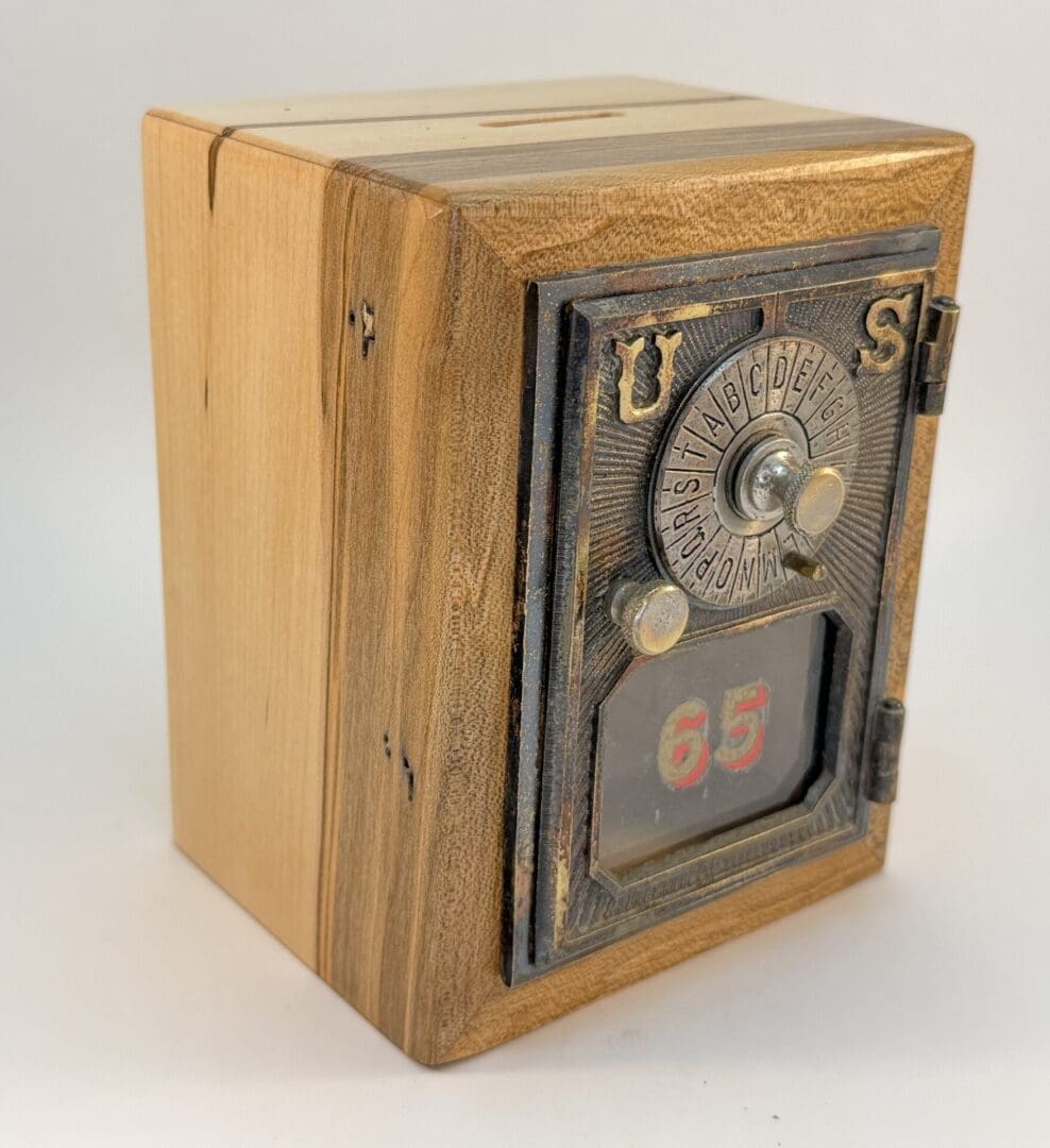 1911 'Pointer Dial Mailbox Door Bank